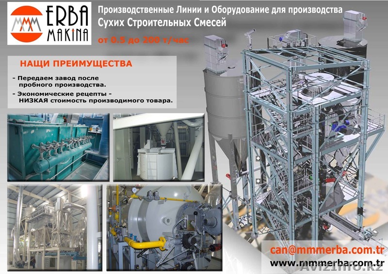 Оборудовании и завод по производству сухих строительных смесей - Изображение #1, Объявление #1328156