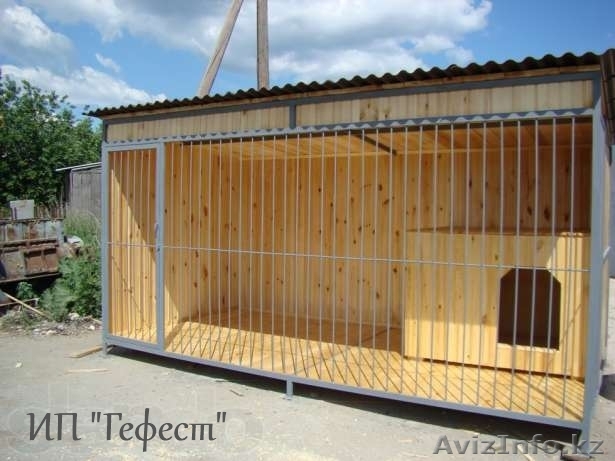 Вольер 3м х 2м х2м с утепленной будкой.  - Изображение #1, Объявление #1335903