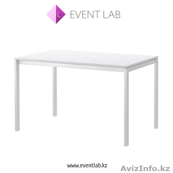 Аренда белого стола Алматы. - Изображение #1, Объявление #1353269