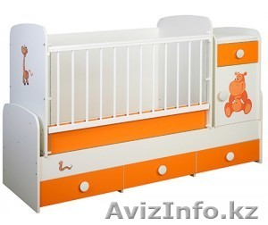 Кроватка-трансформер Glamvers COMFORT (цветная) - Изображение #1, Объявление #1351544