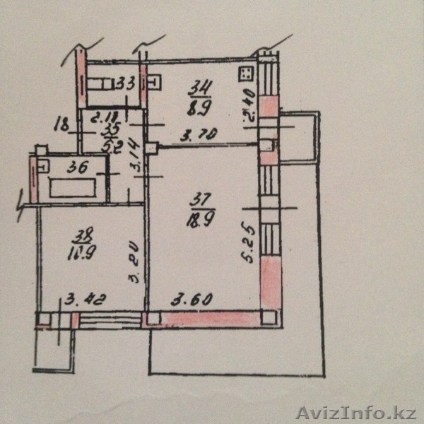 Продам квартиру двух комнатную, - Изображение #1, Объявление #1374842
