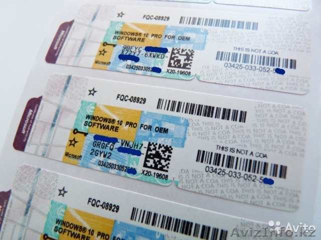 Windows 10 Professional ( стикер ) - Изображение #1, Объявление #1373959