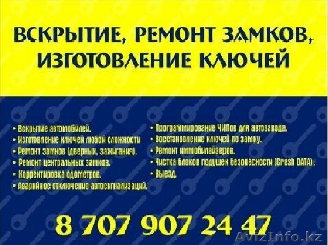 Вскрытие автомобилей, изготовление ключей - Изображение #1, Объявление #1366664