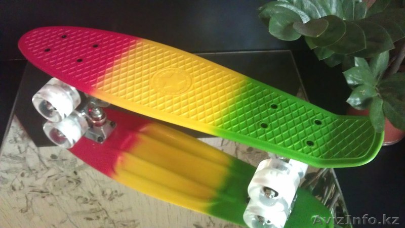 Пенни Борд Pennyboard Print со светящимися колесами  - Изображение #1, Объявление #1418253