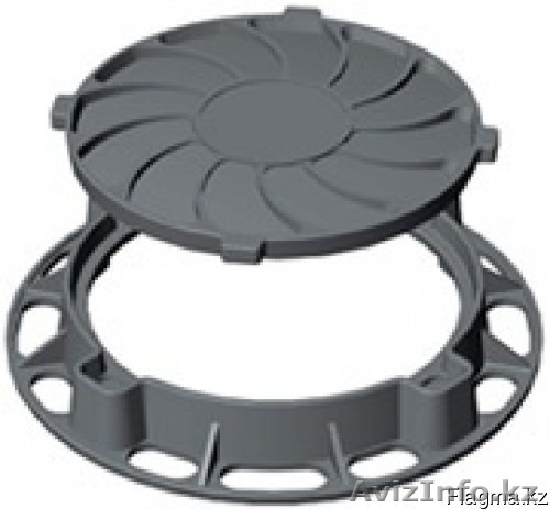  Канализационный люк чугунный, тип-Л, ВК, ГТС, ГОСТ 3634-99 - Изображение #1, Объявление #1444234