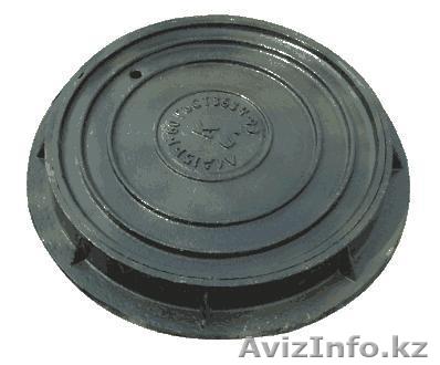  Канализационный люк чугунный, тип-С, ГОСТ 3634-99      - Изображение #1, Объявление #1444244