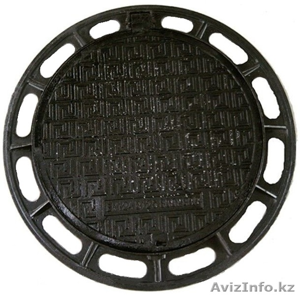  Канализационный люк из высокопрочного чугунна В125, ГОСТ 3634-99 - Изображение #1, Объявление #1444258
