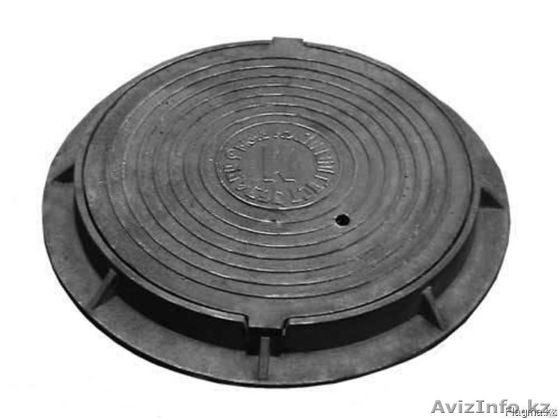 Канализационный люк из высокопрочного чугуна А15, ГОСТ 3634-99 - Изображение #1, Объявление #1444257