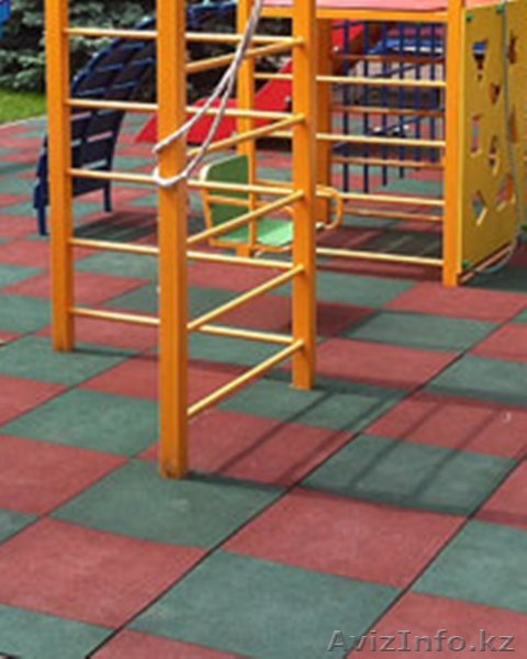 Покрытие для площадок из плитки из резиновой крошк - Изображение #1, Объявление #1481798