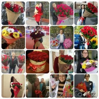 Доставка свежих цветов в Алматы - Изображение #1, Объявление #1487535