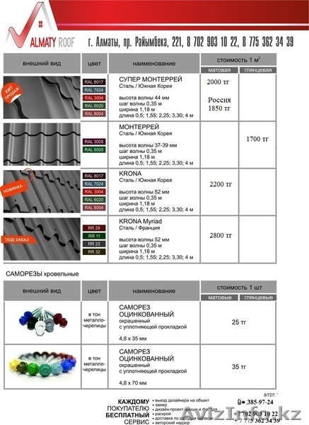 Металлочерепица и комплектующие - Изображение #1, Объявление #1495010