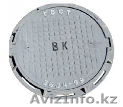 Люки чугунные тротуарные на шарнире с запорным ЕN124  - Изображение #1, Объявление #1499899