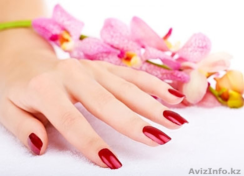 Наращивание ногтей с выездом к вам на дом Алматы запись по тел 8 702 111 30 25 - Изображение #1, Объявление #1500937