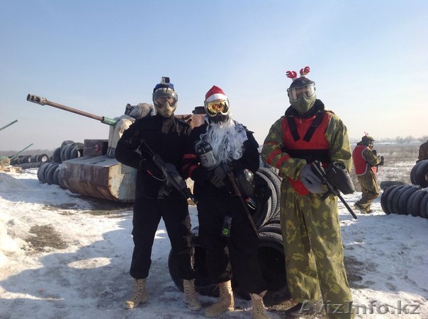 Зимняя игра в пейнтбол в Алматы пк скорпион  - Изображение #1, Объявление #1499981