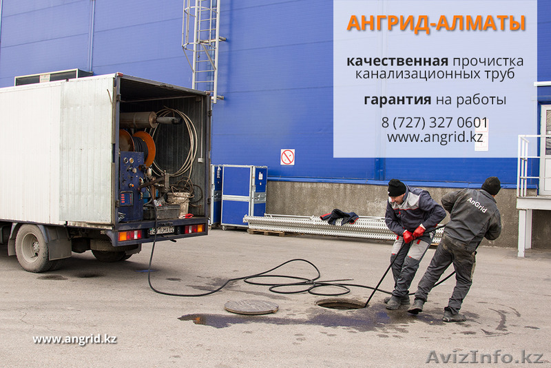 Чистка канализационных труб высоким давлением - Изображение #1, Объявление #1523542