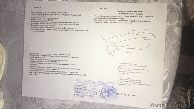 Продам делимый участок 80ГА пос. Мынбаево - Изображение #1, Объявление #1542157