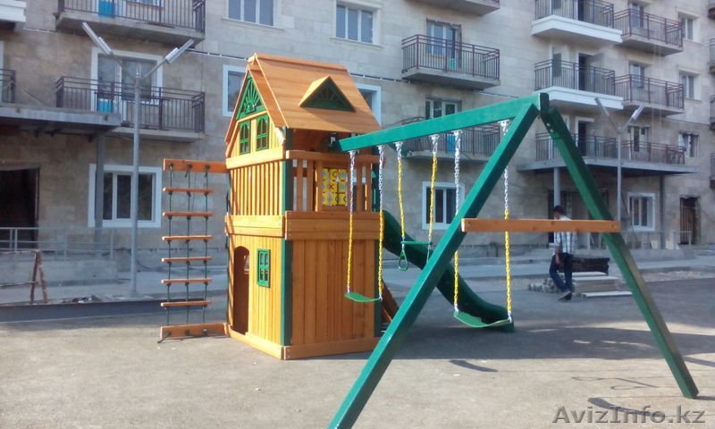 Солнышко Игровая площадка для детей из высококачественного дерева. - Изображение #1, Объявление #1178384