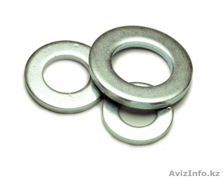 Шайба плоская DIN 125 оцинкованная. - Изображение #1, Объявление #1558936