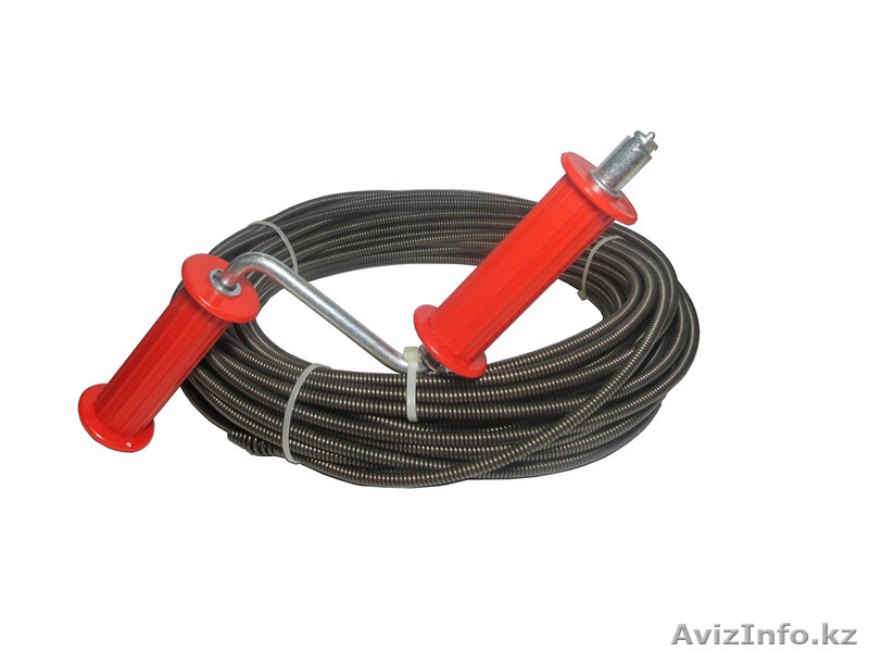 Трос прочистки с ручкой d.8мм х от 15м до 30м  - Изображение #1, Объявление #1564182