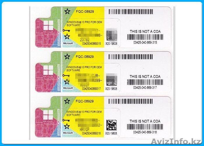 Microsoft Windows 10 OEM 32/64 bit  - Изображение #1, Объявление #1574942