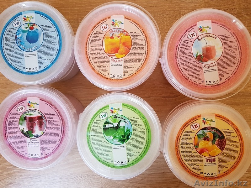 Сухая смесь для приготовления замороженного десерта слаш - Изображение #1, Объявление #1573046