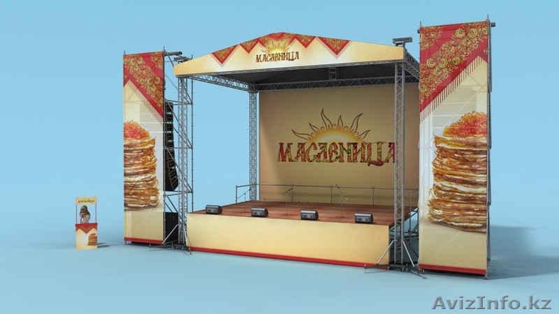 Аренда сцены с фермой, доставка, монтаж/демонтаж - Изображение #1, Объявление #1577337