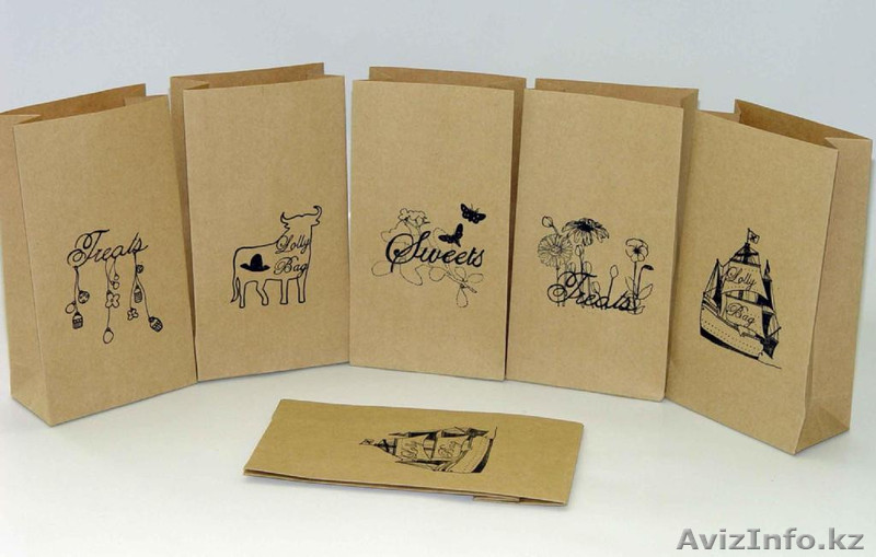 Пакеты из крафта в Алматы - Изображение #1, Объявление #1583852