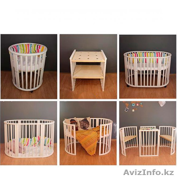 Кроватка-трансформер ПАПА КАРЛО 5 в 1 - Изображение #1, Объявление #1588314