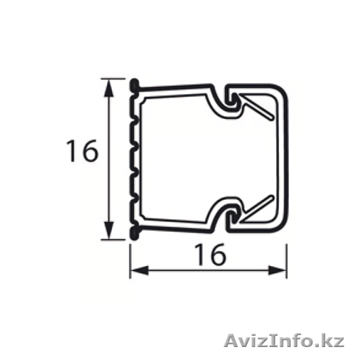 638191 - Мини-канал 16x16мм METRA - Изображение #1, Объявление #1591748