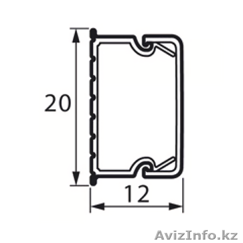 Мини-канал 20x12мм METRA 638192 - Изображение #1, Объявление #1593304