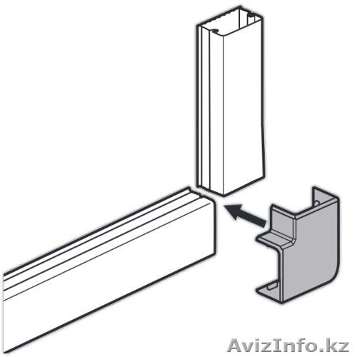 Плоский угол 20x12 мм METRA 638123 - Изображение #1, Объявление #1593312
