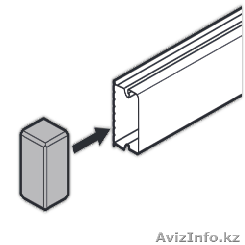 Заглушка 20x12 мм METRA 638125 - Изображение #1, Объявление #1593334