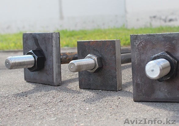 Фундаментный болт с анкерной плитой  Тип 2,1 ГОСТ 24379.1-80 (2012) - Изображение #1, Объявление #1595627