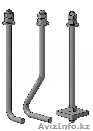Анкерные фундаментные болты ГОСТ 24379.1-80Тип исполнение 5.1 - Изображение #1, Объявление #1595623