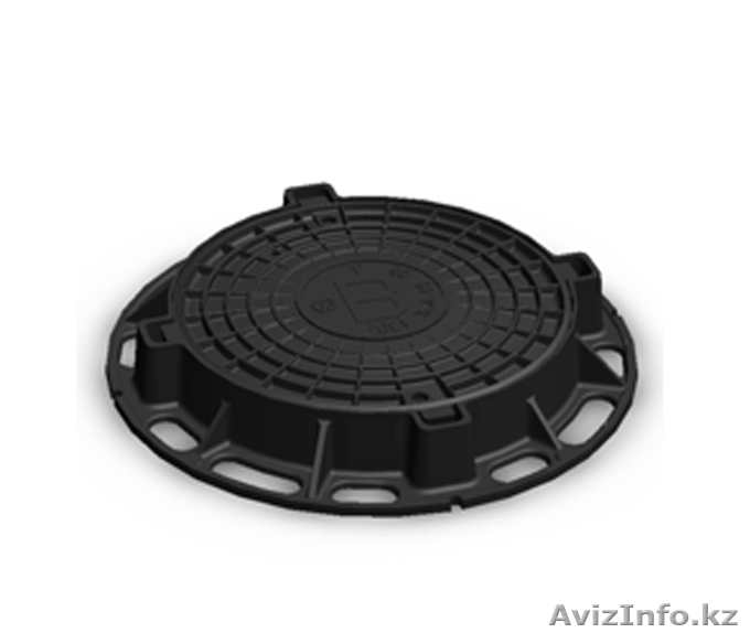 Люки чугунные канализационные Тип С вес 80 кг 12.5 тн нагрузка - Изображение #1, Объявление #1595557