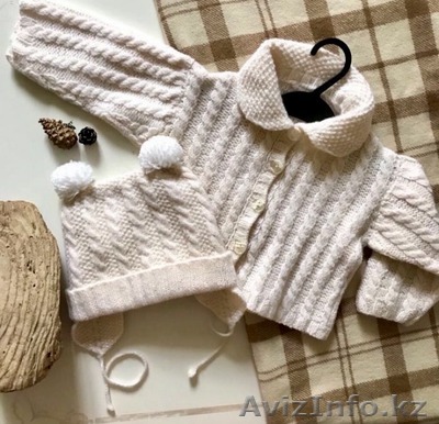 Шапочка и кофта  на малыша от 5 месяцев - Изображение #1, Объявление #1597237