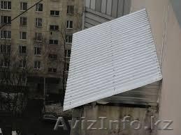 Установим козырек на балкон, недорого в Алматы - Изображение #1, Объявление #1621131