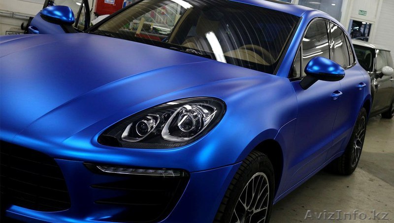 Автовинил синий матовый хром  - Изображение #1, Объявление #1624894