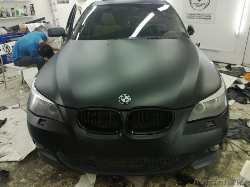 Матовая черная пленка 3 вида, автовинил - Изображение #1, Объявление #1624900