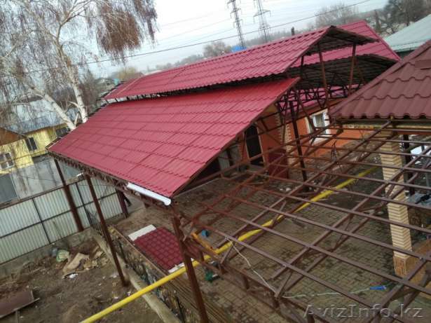 Навесы из мягкой кровли в Алматы - Изображение #1, Объявление #1626249