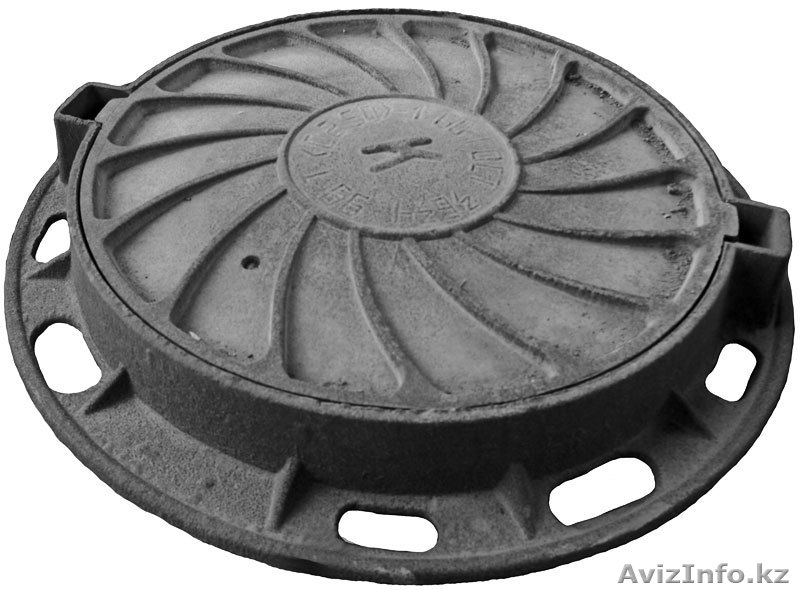 •	Люк чугунный, тип-Т, круглый, ВК, ГТС, ТС - Изображение #1, Объявление #1626691