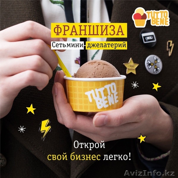 Торговая и производственная франшиза по продажам итальянского джелато Tutto Bene - Изображение #1, Объявление #1628748