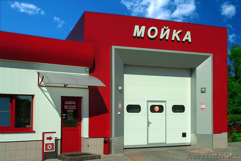 Промышленные секционные ворота для автомойки в Алматы - Изображение #1, Объявление #1636810