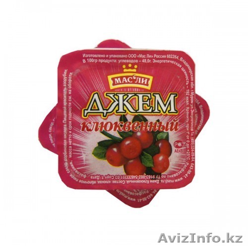 джем клюквенный порционный - Изображение #1, Объявление #1638034