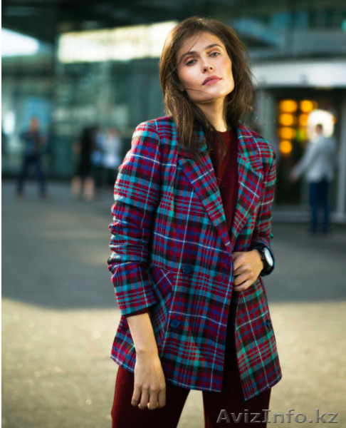 Жакет в темно-синюю клетку - Изображение #1, Объявление #1637577