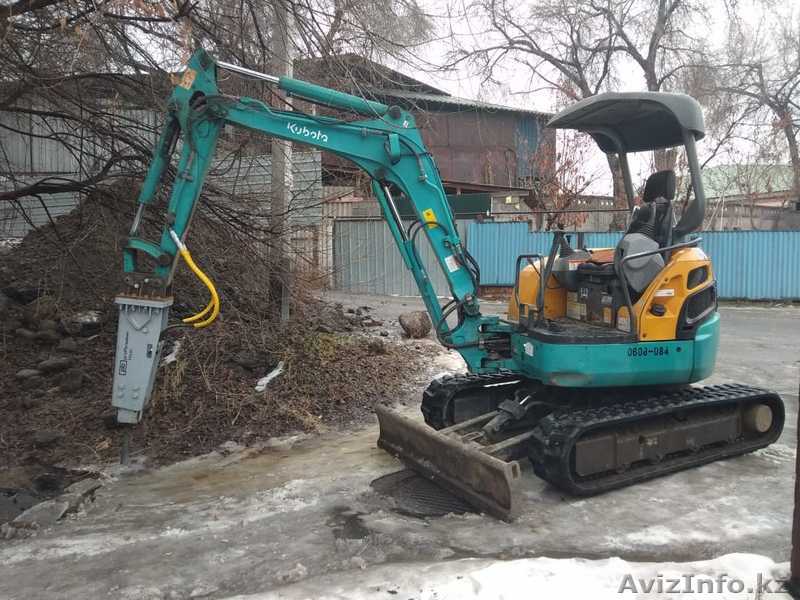 Услуги Гидромолота на базе мини экскаватора с водителем - Изображение #1, Объявление #1644427