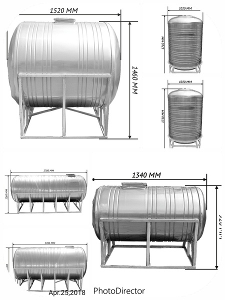 Емкости из нержавейки - для воды - Изображение #1, Объявление #1647084