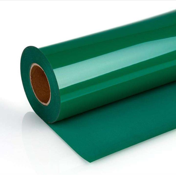  Пленка флекс зеленого цвета. Ширина пленки 50 см. Используется для нанесения на - Изображение #1, Объявление #1650437