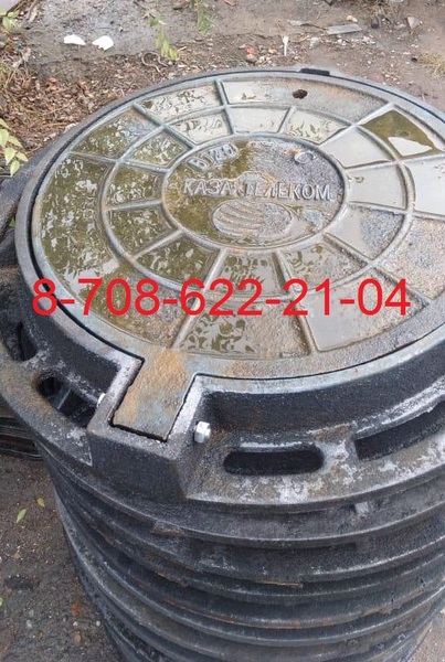 Люки чугунные ГТС с шарниром ГОСТ 8591-76 - Изображение #1, Объявление #1656779