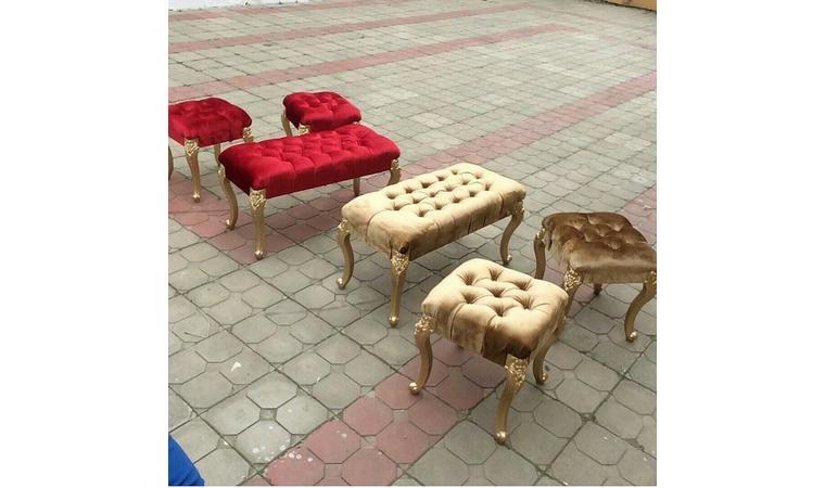 Банкетка Амелия с каретной стяжкой в Алматы. - Изображение #1, Объявление #1662258